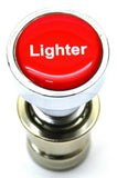 Cigarette Lighter Knob for a 7/8" Socket Red/Silver Block Letters GG#96655