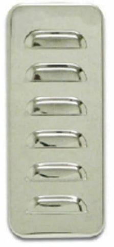 Sleeper Vent Door Covers for Pre 1999 Peterbilt Louvered Stainless #97571 Pair