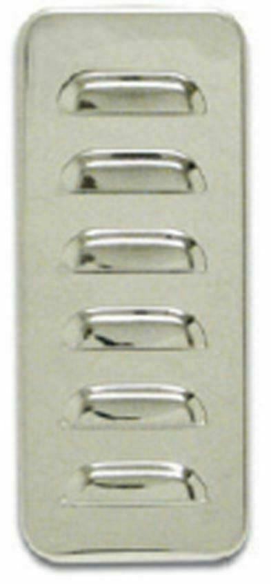 Sleeper Vent Door Covers for Pre 1999 Peterbilt Louvered Stainless #97571 Pair