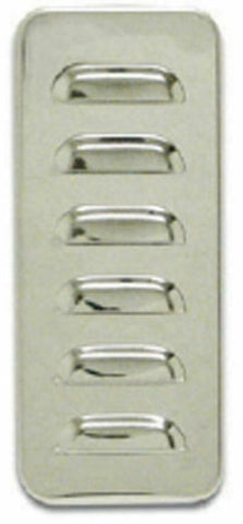 Sleeper Vent Door Covers for Pre 1999 Peterbilt Louvered Stainless #97571 Pair