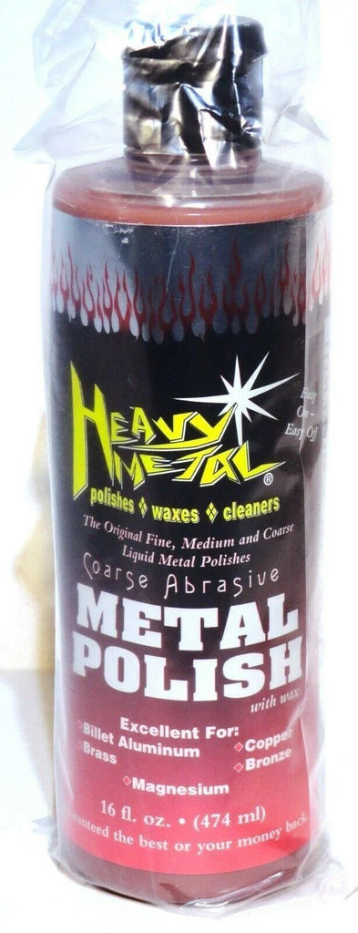 Polish Red Coarse Abrasive for Aluminum Brass Rust Stains Tar 16 Ounce GG#98262