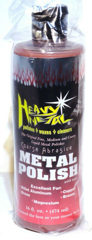 Polish Red Coarse Abrasive for Aluminum Brass Rust Stains Tar 16 Ounce GG#98262