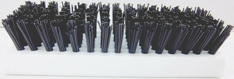 Grand Generals Boot Brush Caddie Refill Black Brush 7.25” Wide X 2-5/8"GG#98625