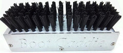 Chrome Aluminum 7-1/2" (L) x 2-5/8" (H) x 3" (D) Boot Caddie Black Brush GG98990