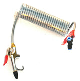 Seat Blow Gun Kit for Peterbilt Kenworth 1/4" Air Tee Extends 8 Ft GG#99511