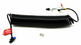 blow gun kit interior 1/4" air tee 27 foot for Peterbilt Kenworth Freightliner