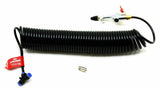 blow gun kit interior 1/4" air tee 27 foot for Peterbilt Kenworth Freightliner