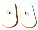 Reflectors Oblong Amber 2 Screw Holes or Tape Mount 4 3/8" Long GG#99560 Pair