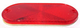 Oblong Reflectors 2 Screw Holes or Tape Mount 4 3/8" Long Red GG#99564 Pair