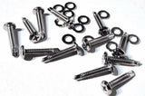 Door Sill Mounting Screws for Peterbilt 1987-2001 Chrome Steel GG#99605-12 Pack