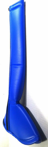 Gear Shifter Boot Cover 17" Matte Blue Vinyl Universal Fit GG#99672