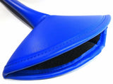 Gear Shifter Boot Cover 17" Matte Blue Vinyl Universal Fit GG#99672