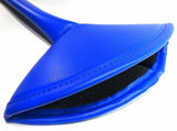 Gear Shifter Boot Cover 17" Matte Blue Vinyl Universal Fit GG#99672