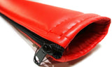 Gear Shifter Boot Cover for Extended Stick Matte Red Stitching 30” Long GG#99734