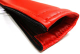 Gear Shifter Boot Cover for Extended Stick Matte Red Stitching 30” Long GG#99734