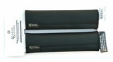 GG Seat Belt Covers Comfort Pad Matte Black Vinyl Hook & Loop 3" Wide-99797 Pair
