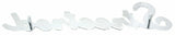 Cut Out "Street Rod" Script Chrome Die Cast Stud Mount  7" by 1 1/2" #A6202 Each