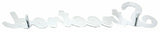 Cutout "Street Rod" Script Chrome Die Cast Stud Mount  7" by 1 1/2" #A6202 Each