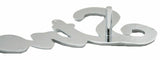 Cutout "Street Rod" Script Chrome Die Cast Stud Mount  7" by 1 1/2" #A6202 Each