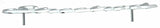 Cutout "Street Rod" Script Chrome Die Cast Stud Mount  7" by 1 1/2" #A6202 Each