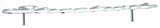 Cut Out "Street Rod" Script Chrome Die Cast Stud Mount  7" by 1 1/2" #A6202 Each