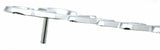 Cutout "Street Rod" Script Chrome Die Cast Stud Mount  7" by 1 1/2" #A6202 Each