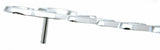 Cutout "Street Rod" Script Chrome Die Cast Stud Mount  7" by 1 1/2" #A6202 Each
