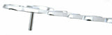 Cut Out "Street Rod" Script Chrome Die Cast Stud Mount  7" by 1 1/2" #A6202 Each