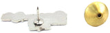 Semi Truck Hat Pin Tie Tack Lapel Pin Red & White Painted Metal Stud BJ397-TT