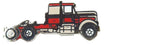 Semi Truck Hat Pin Tie Tack Lapel Pin Red & White Painted Metal Stud BJ397-TT