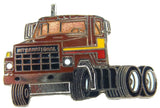 Semi Truck Hat Pin Tie Tack "International" Painted Metal Stud Mount BJ661-TT