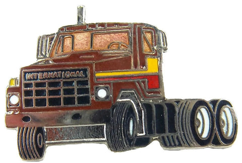 Semi Truck Hat Pin Tie Tack "International" Painted Metal Stud Mount BJ661-TT