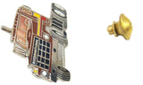Semi Truck Hat Pin Tie Tack "International" Painted Metal Stud Mount BJ661-TT