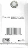 HTS Switch Plate for Freightliner Load Lights Stainless Steel Engraved #FL-1004