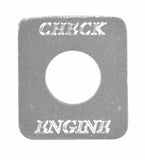 HTS Switch Plate for Freightliner Check Engine Stainless Steel Engraved #FL-1007