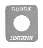 HTS Switch Plate for Freightliner Check Engine Stainless Steel Engraved #FL-1007