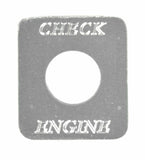 HTS Switch Plate for Freightliner Check Engine Stainless Steel Engraved #FL-1007
