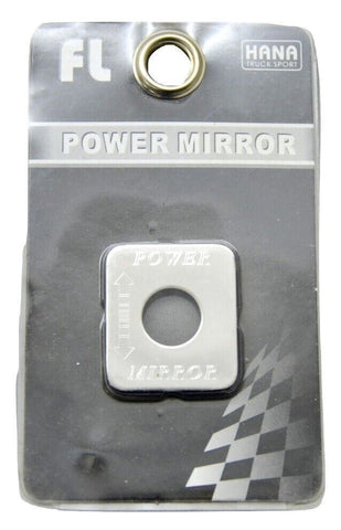HTS Switch Plate for Freightliner Power Mirror Stainless Steel Engraved #FL-1011