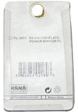 HTS Switch Plate for Freightliner Power Mirror Stainless Steel Engraved #FL-1011