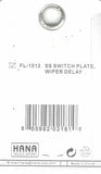 Switch Plate for Freightliner Wiper Delay Stainless Steel Engraved HTS#FL-1012