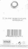 Switch Plate for Freightliner Wiper Delay Stainless Steel Engraved HTS#FL-1012