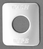 HTS Switch Plate for Freightliner Wiper Washer Stainless Steel Engraved #FL-1016