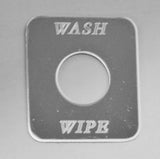 HTS Switch Plate for Freightliner Wiper Washer Stainless Steel Engraved #FL-1016