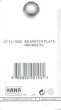 HTS Switch Plate for Freightliner Increase/Dec Stainless Steel Engraved #FL-1022