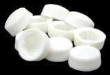 Hex Head Bolt Nut Cover Dome for 1/2" Wrench or Socket White PD1/2-100-10 pieces