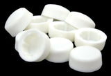 Hex Head Bolt Nut Cover Dome for 1/2" Wrench or Socket White PD1/2-100-10 pieces