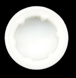 Hex Head Bolt Nut Cover Dome for 1/2" Wrench or Socket White PD1/2-100-10 pieces