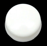 Hex Head Bolt Nut Cover Dome for 1/2" Wrench or Socket White PD1/2-100-10 pieces