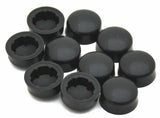 Hex Head Bolt Nut Cover for 1/2" Wrench or Socket Black PD#1/2-180 Set of 50