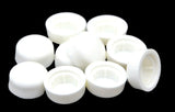 Hex Head Bolt Nut Cover for 3/8" Wrench/Socket White Hexcap-3/8-100 (10 Pack)